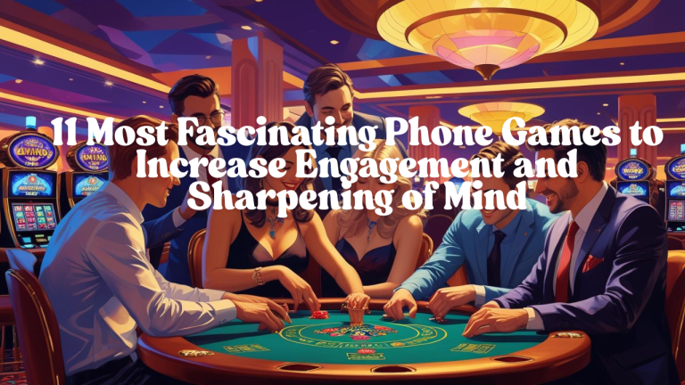 Interesting games to play on phone: 11 Most Fascinating Phone Games to Increase Engagement and Sharpening of Mind