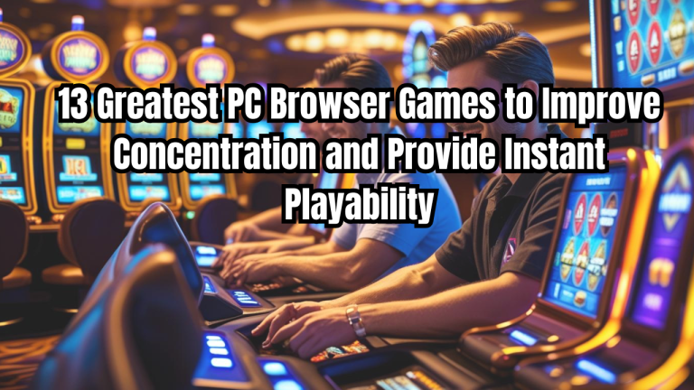 Best PC Browser Games: 13 Greatest PC Browser Games to Improve Concentration and Provide Instant Playability